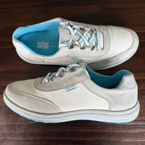 SAS Sporty Gray Blue Sneakers Women's 7M